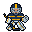 Goalie in the home kit with the Team Colors mask
