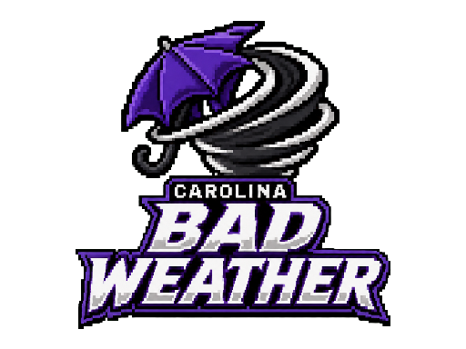 Carolina Bad Weather club banner with its crest and name