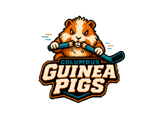 Columbus Guinea Pigs club banner with its crest and name