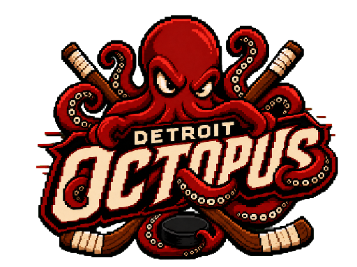Detroit Octopus club banner with its crest and name