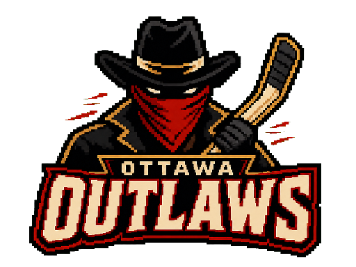 Ottawa Outlaws club banner with its crest and name