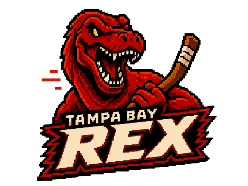 Tampa Bay Rex club banner with its crest and name